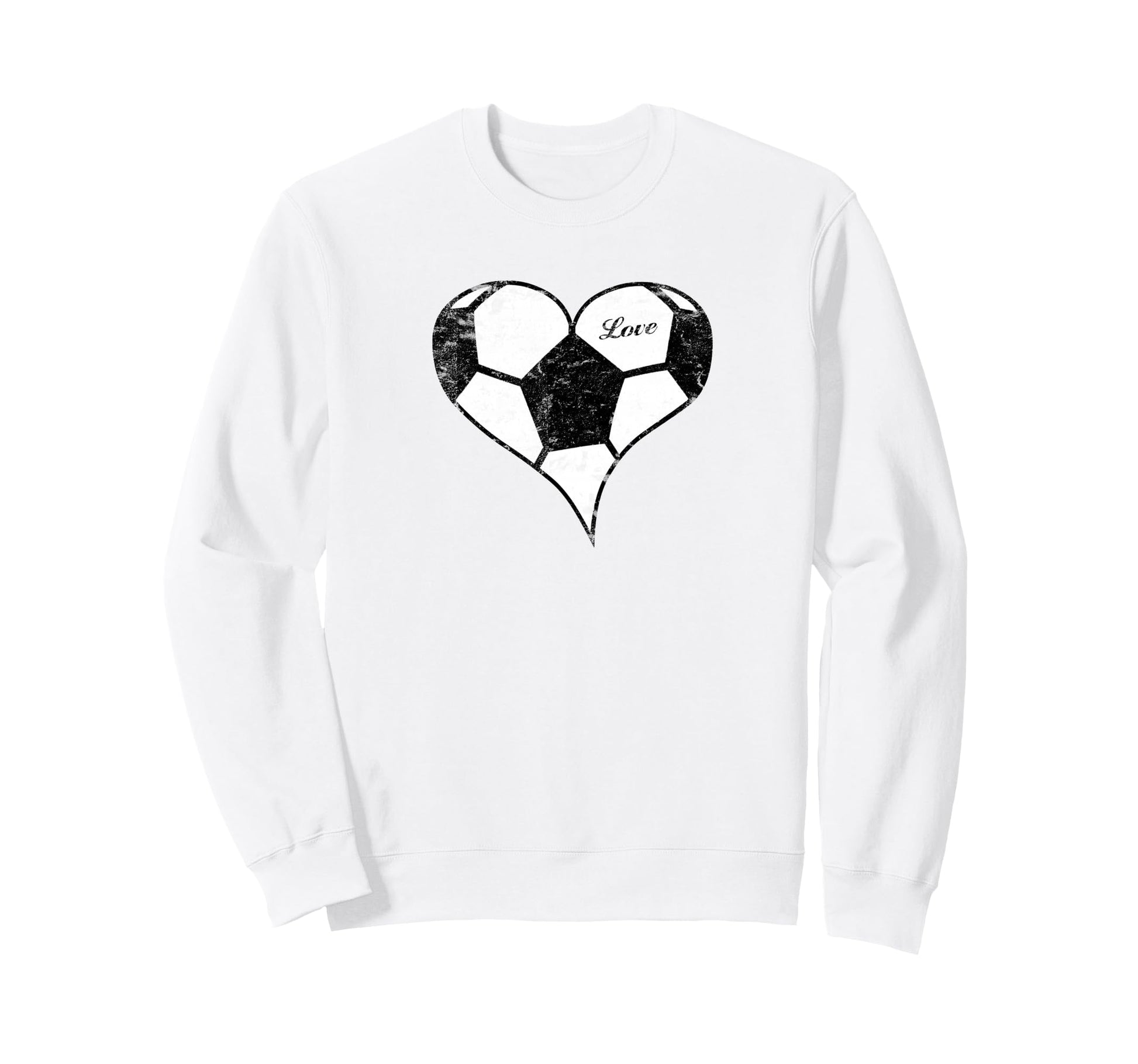 Soccer Love Soccer Heart Soccer Mom Sweatshirt - Trendy Graphic for Adults - T-Shirt, Sweatshirt, Hoodie