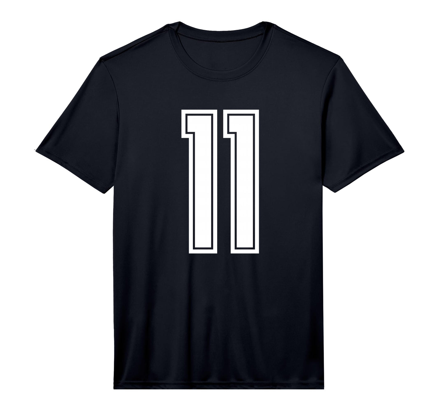 Sport Team White Number 11 Performance T-Shirt - Trendy Graphic Unisex - T-Shirt, Sweatshirt, Hoodie