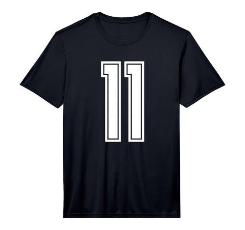 Sport Team White Number 11 Performance T-Shirt - Trendy Graphic Unisex - T-Shirt, Sweatshirt, Hoodie