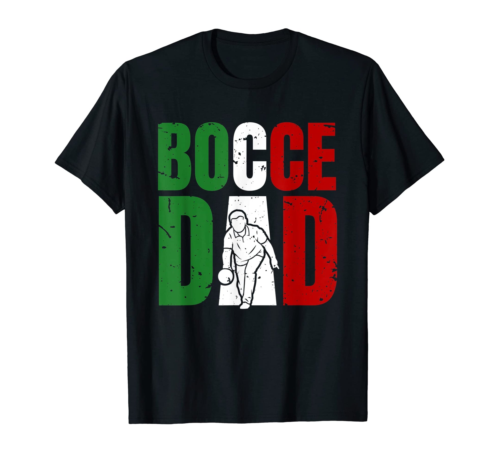 Bocce Dad Dad Daddy Fathers Day Bocce T-Shirt - Novelty Apparel Unisex - T-Shirt, Sweatshirt, Hoodie