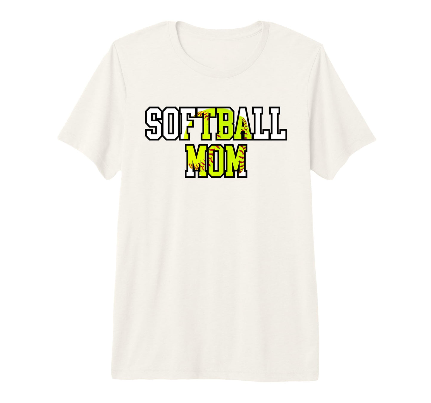 Softball Mom Game Day School Spirit T-Shirt - Novelty Apparel for Adults - T-Shirt, Sweatshirt, Hoodie