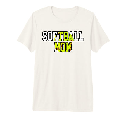 Softball Mom Game Day School Spirit T-Shirt - Novelty Apparel for Adults - T-Shirt, Sweatshirt, Hoodie