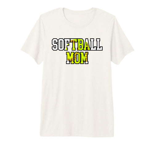 Softball Mom Game Day School Spirit T-Shirt - Novelty Apparel for Adults - T-Shirt, Sweatshirt, Hoodie