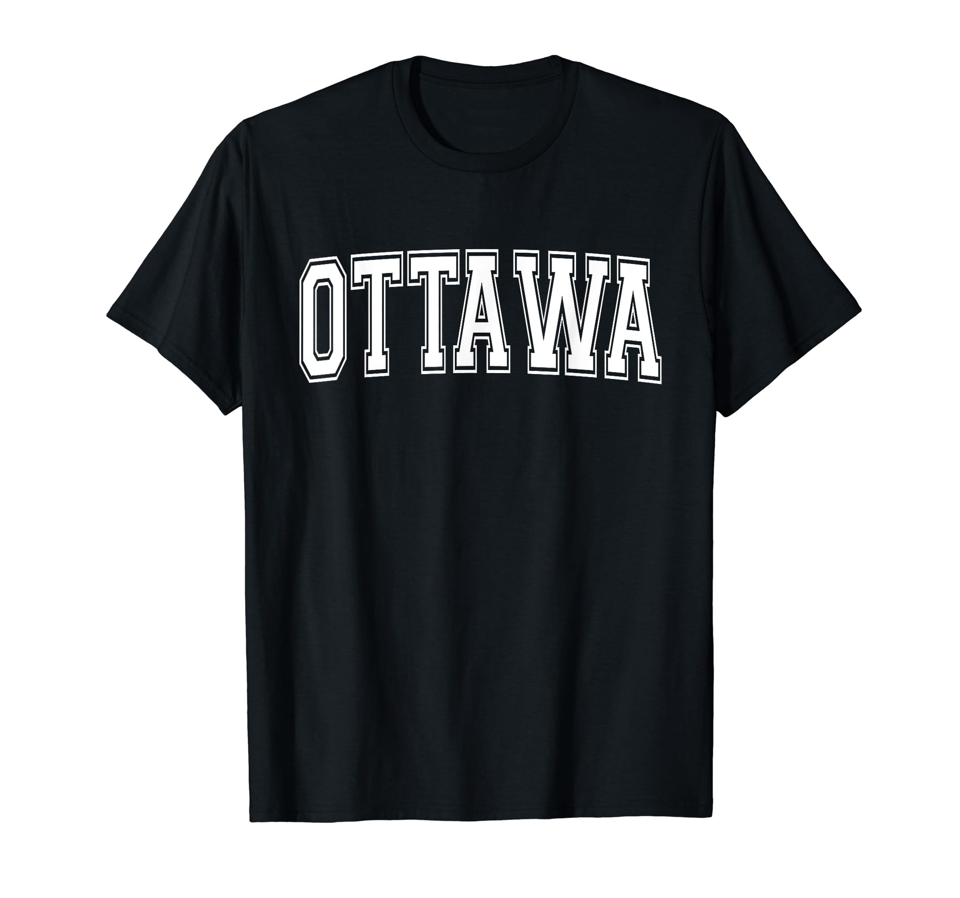 Ottawa Ks Kansas Usa Sports Varsity T-Shirt - Unique Graphic for Adults - T-Shirt, Sweatshirt, Hoodie