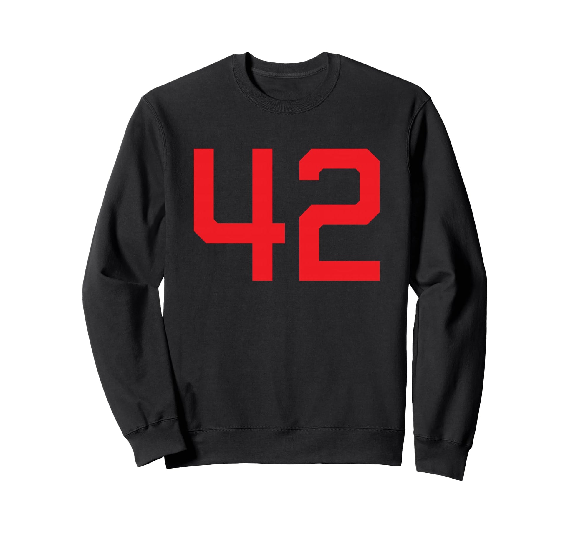 Red Sport Team Number 42 Sweatshirt - Graphic Print Men Women - T-Shirt, Sweatshirt, Hoodie