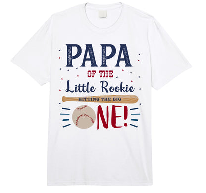 Papa Daddy First Birthday Little T-Shirt - Aesthetic Graphic for Adults - T-Shirt, Sweatshirt, Hoodie
