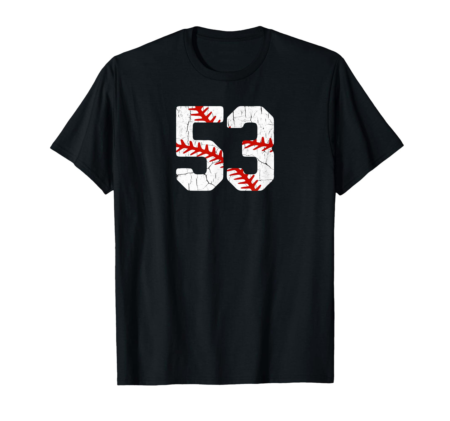 Baseball Player Jersey Number 53 53 T-Shirt - Streetwear Style Men Women - T-Shirt, Sweatshirt, Hoodie