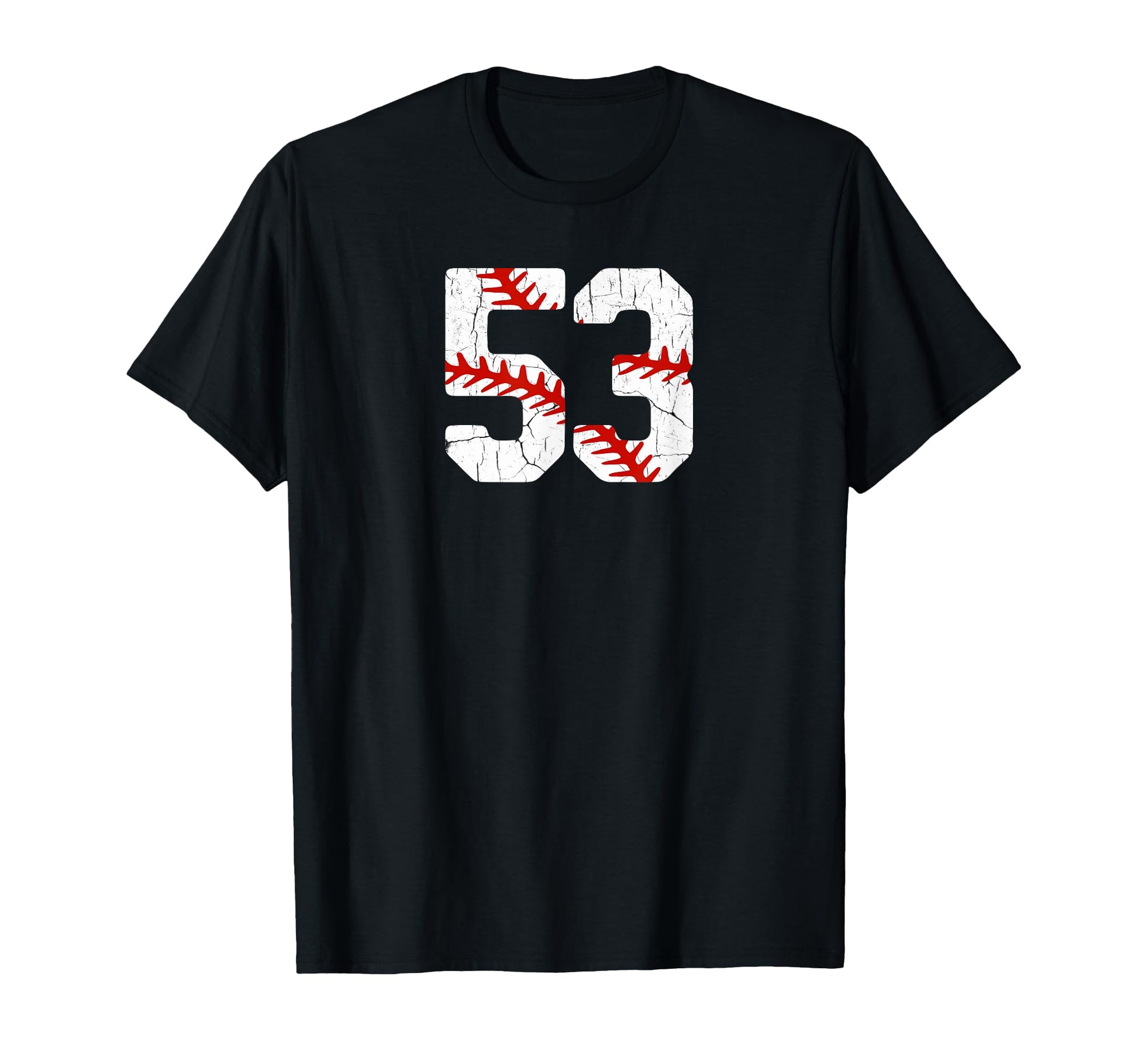 Baseball Player Jersey Number 53 53 T-Shirt - Streetwear Style Men Women - T-Shirt, Sweatshirt, Hoodie