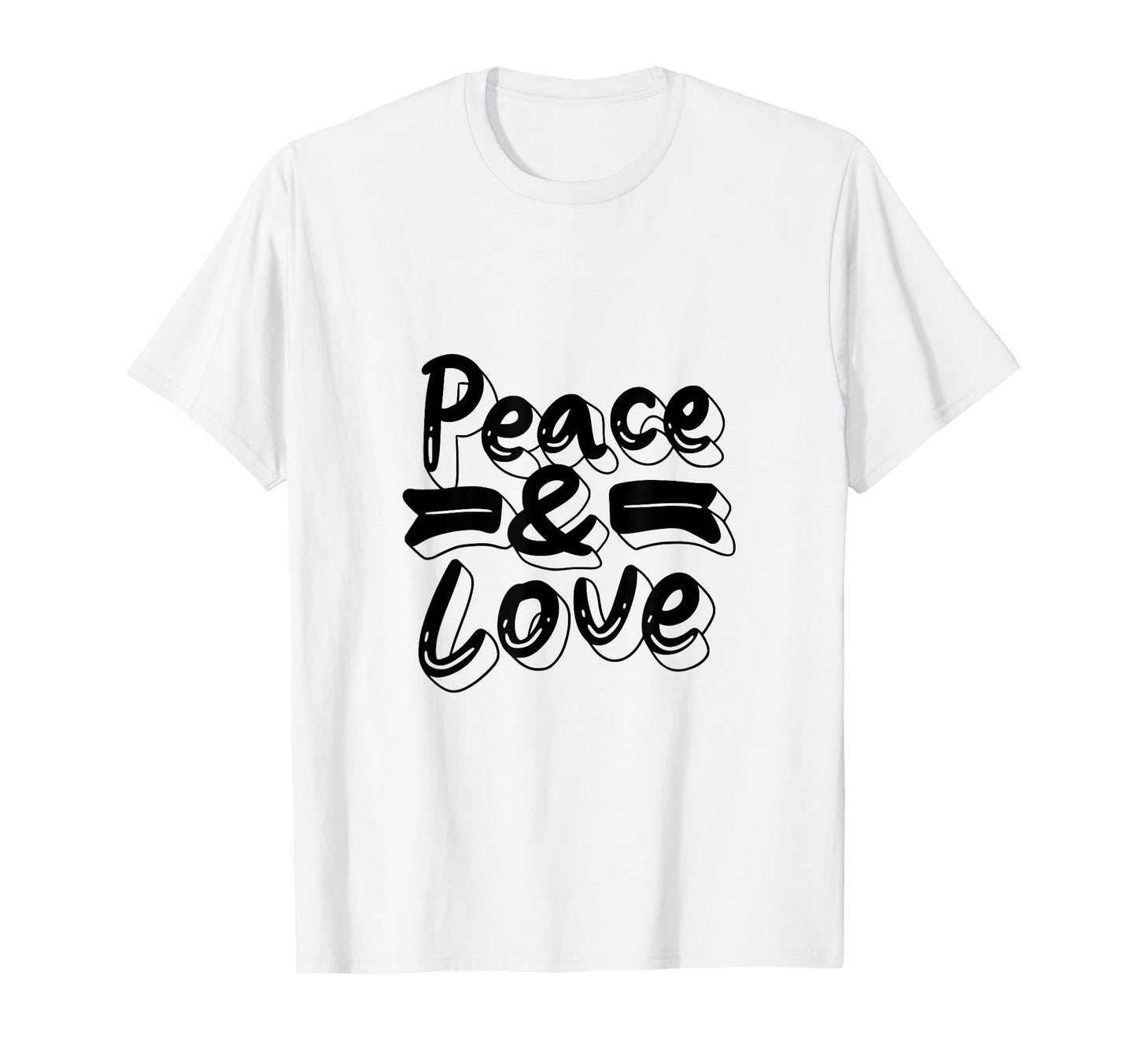 Peace Love T-Shirt - Aesthetic Graphic Unisex - T-Shirt, Sweatshirt, Hoodie