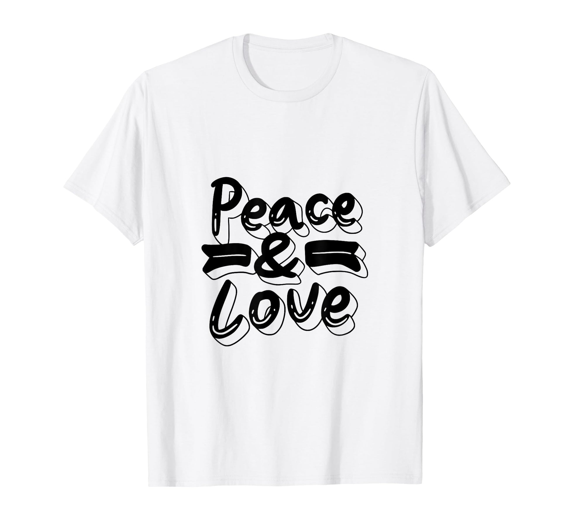 Peace Love T-Shirt - Aesthetic Graphic Unisex - T-Shirt, Sweatshirt, Hoodie