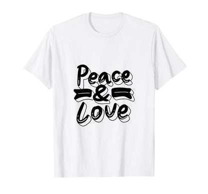 Peace Love T-Shirt - Aesthetic Graphic Unisex - T-Shirt, Sweatshirt, Hoodie