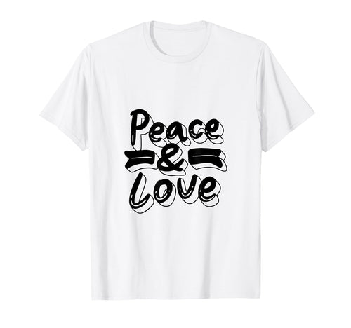 Peace Love T-Shirt - Aesthetic Graphic Unisex - T-Shirt, Sweatshirt, Hoodie