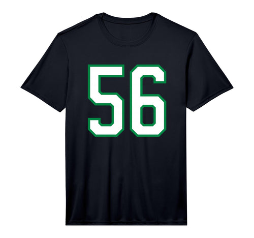 White Green Sports Team Number 56 T-Shirt - Streetwear Style Unisex - T-Shirt, Sweatshirt, Hoodie