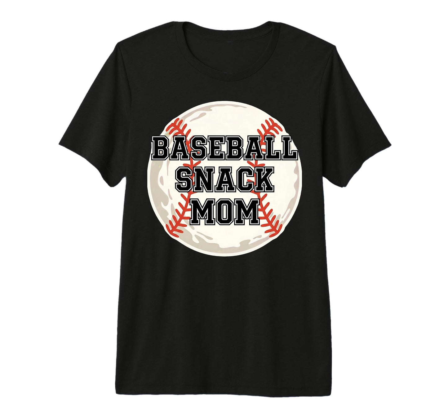 Funny Baseball Snack Mom Game Day T-Shirt - Custom Art Print for Adults - T-Shirt, Sweatshirt, Hoodie