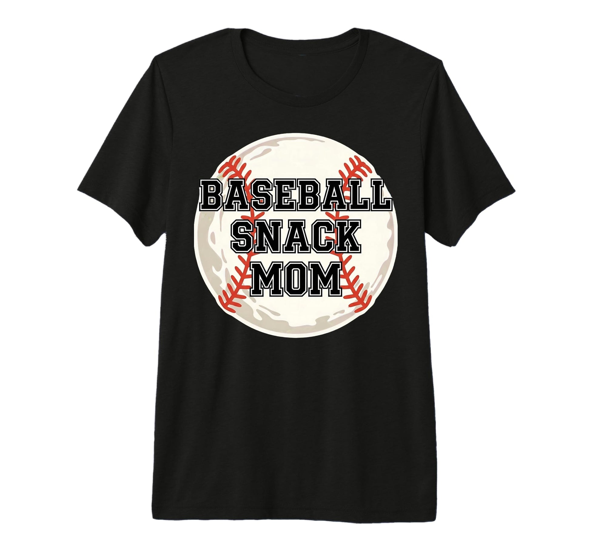 Funny Baseball Snack Mom Game Day T-Shirt - Custom Art Print for Adults - T-Shirt, Sweatshirt, Hoodie