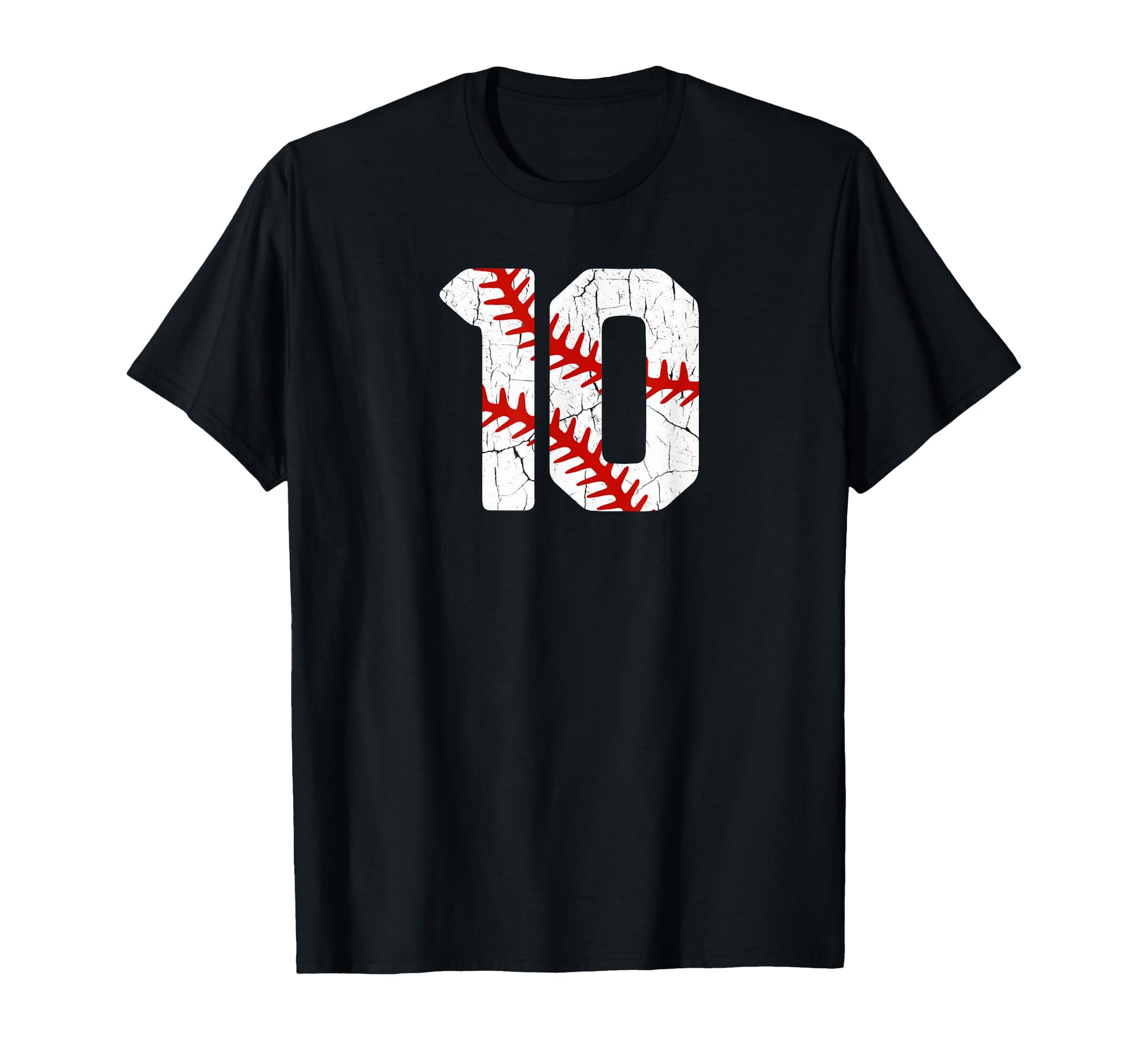 Baseball Player Jersey Number 10 10 T-Shirt - Unique Graphic Men Women - T-Shirt, Sweatshirt, Hoodie