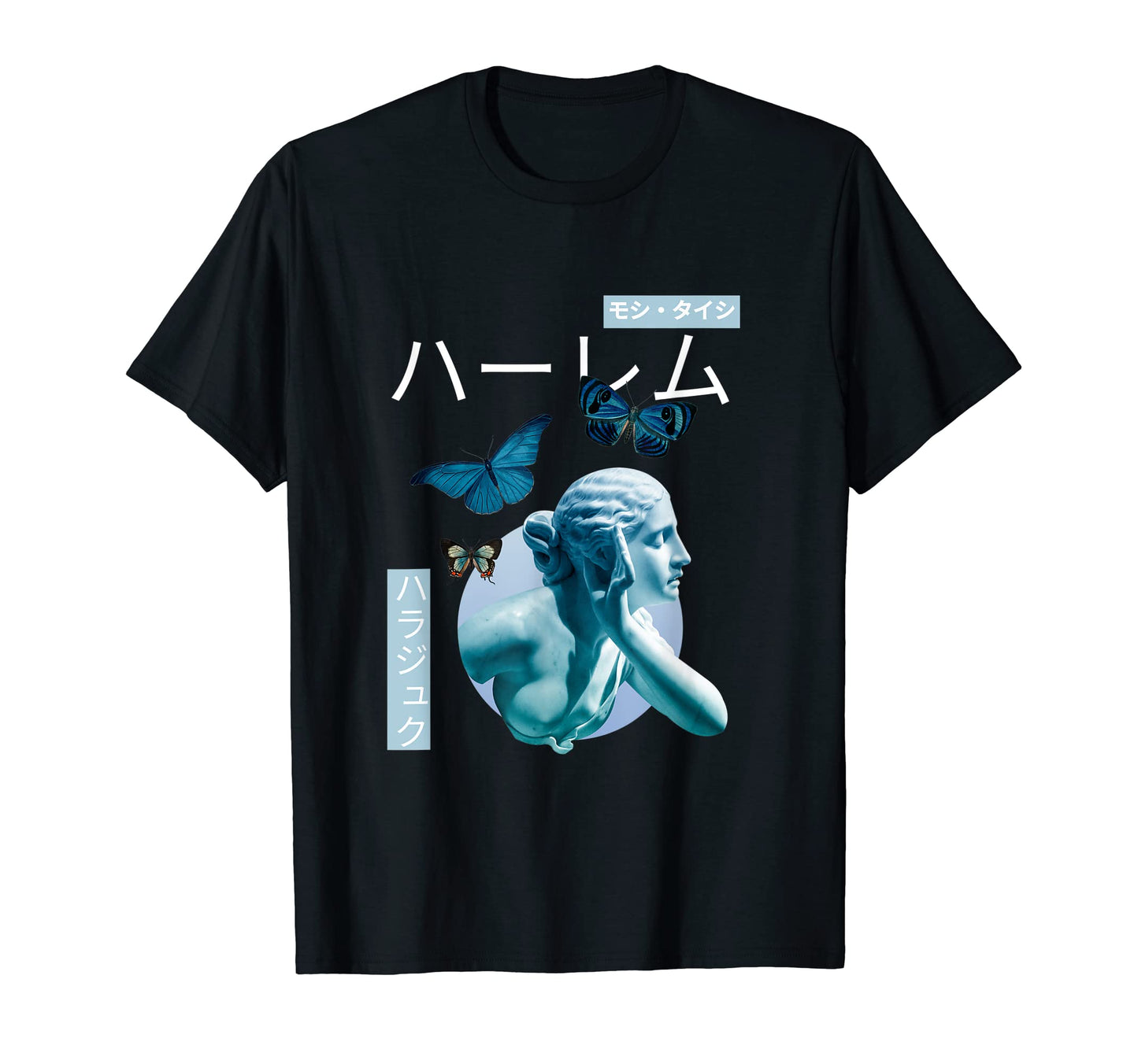 Vaporwave Statue Aesthetic Art Glitch T-Shirt - Novelty Apparel Unisex - T-Shirt, Sweatshirt, Hoodie