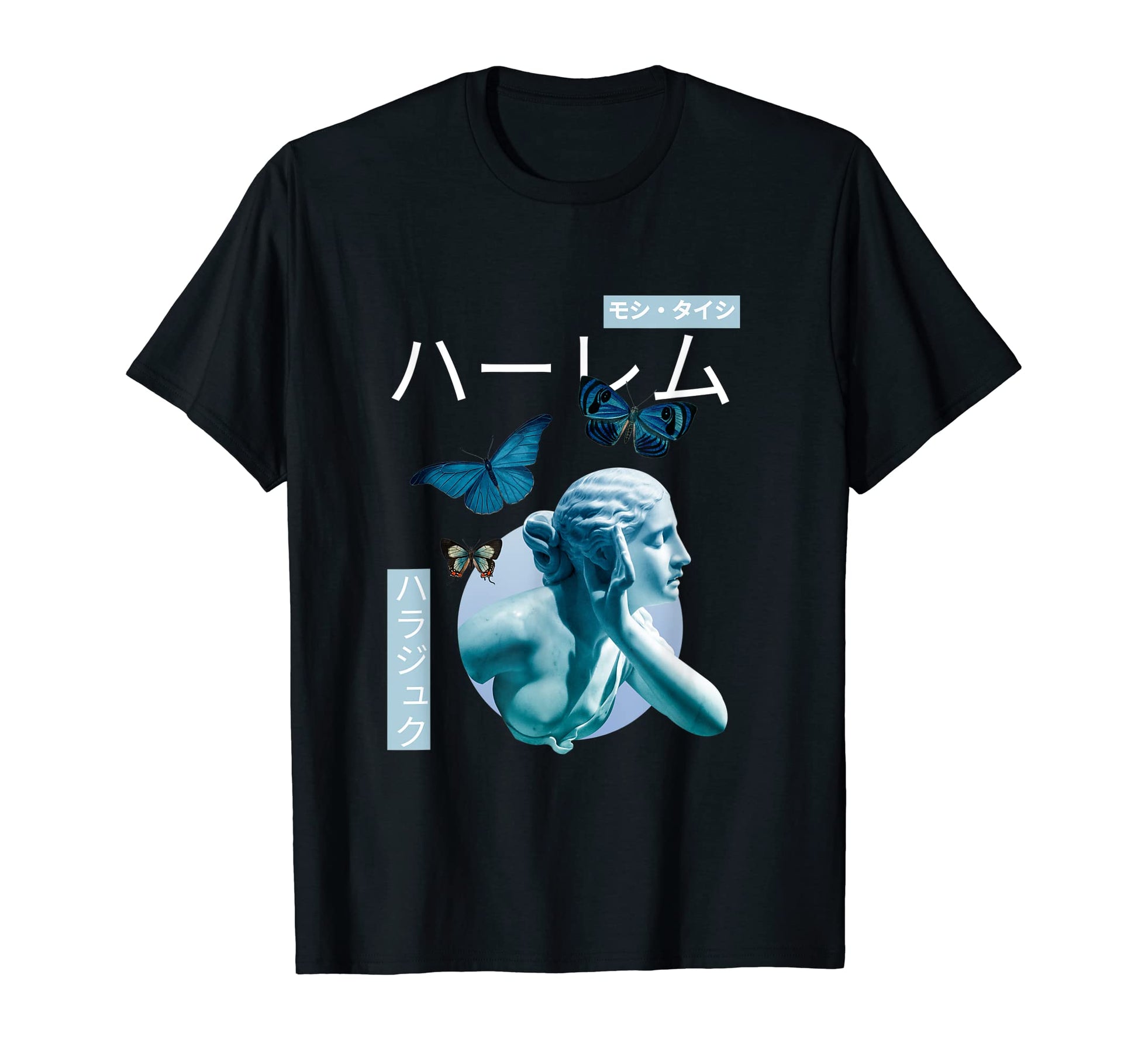 Vaporwave Statue Aesthetic Art Glitch T-Shirt - Novelty Apparel Unisex - T-Shirt, Sweatshirt, Hoodie