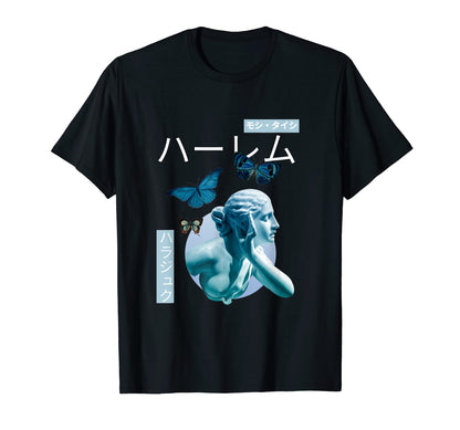 Vaporwave Statue Aesthetic Art Glitch T-Shirt - Novelty Apparel Unisex - T-Shirt, Sweatshirt, Hoodie