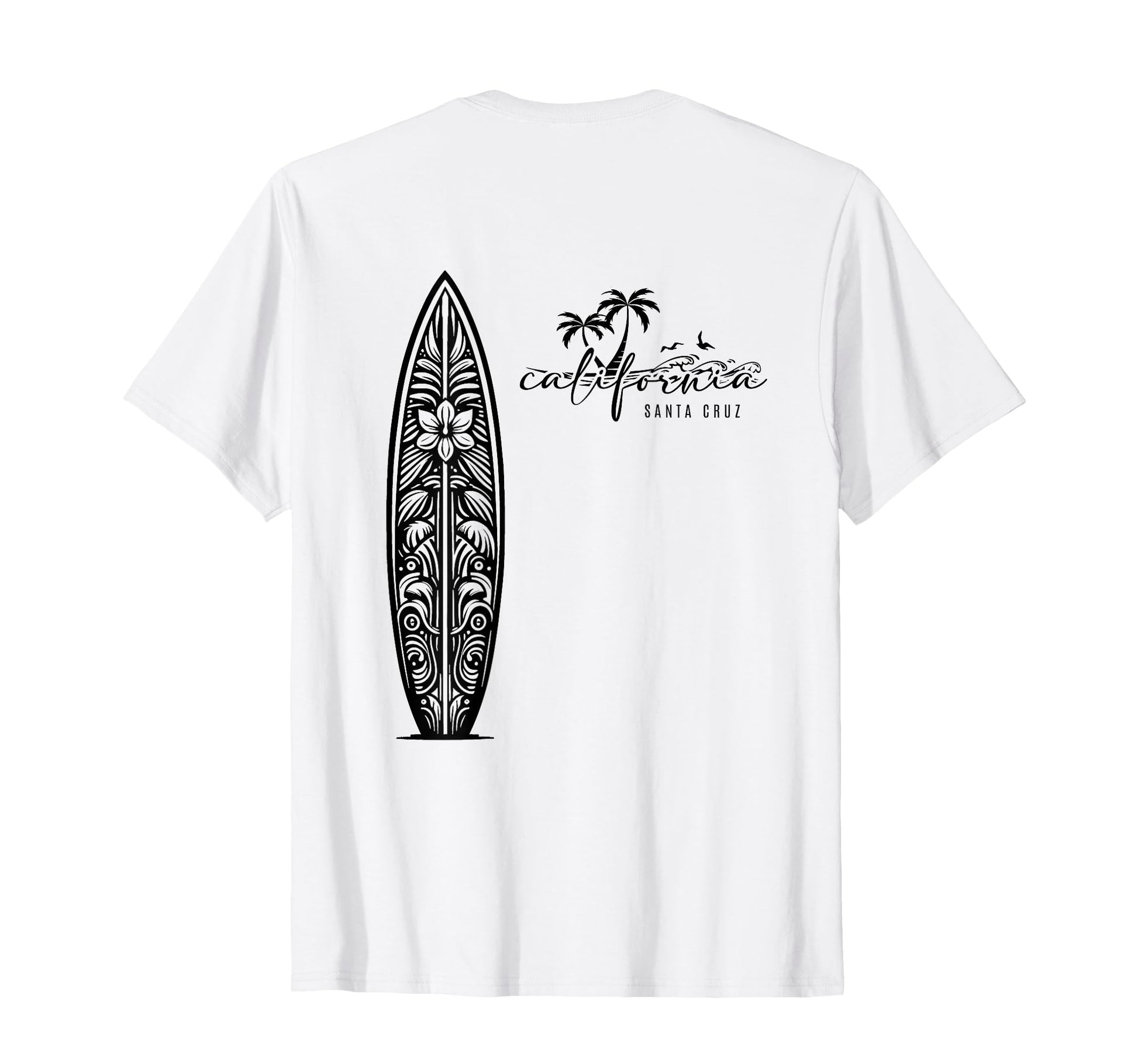 California Santa Cruz Surfing T-Shirt - Novelty Apparel Men Women - T-Shirt, Sweatshirt, Hoodie