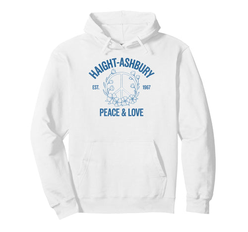 Haight Ashbury 1967 Hippie Peace 60S Boho Hoodie - Minimalist Print Unisex - T-Shirt, Sweatshirt, Hoodie