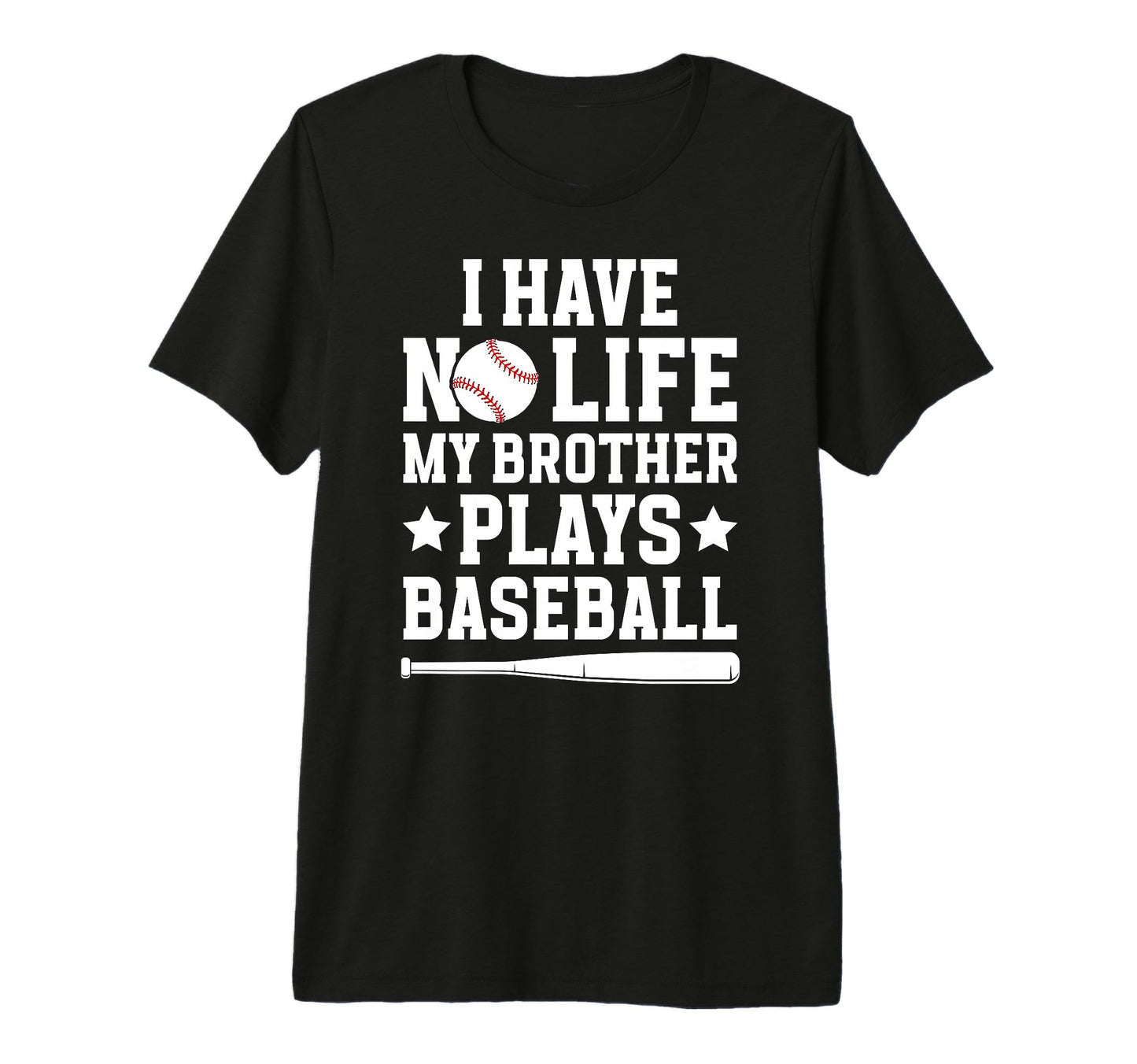 My Brother Plays Baseball Brother T-Shirt - Aesthetic Graphic for Adults - T-Shirt, Sweatshirt, Hoodie