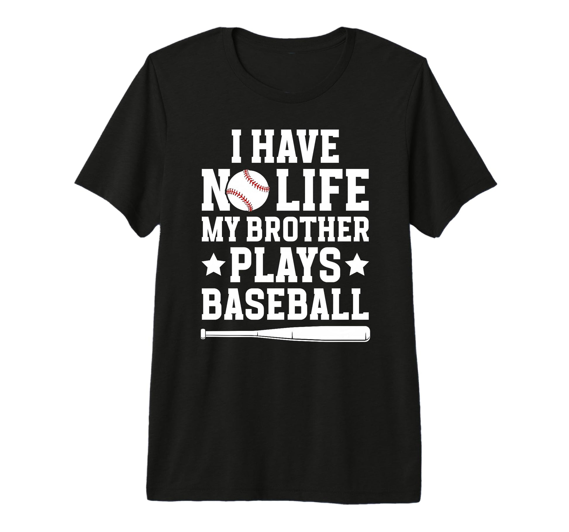 My Brother Plays Baseball Brother T-Shirt - Aesthetic Graphic for Adults - T-Shirt, Sweatshirt, Hoodie