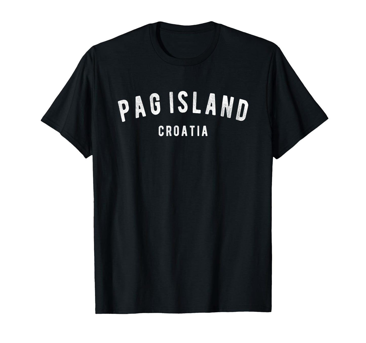 Varsity Pag Island Croatia T-Shirt - Minimalist Print Unisex - T-Shirt, Sweatshirt, Hoodie