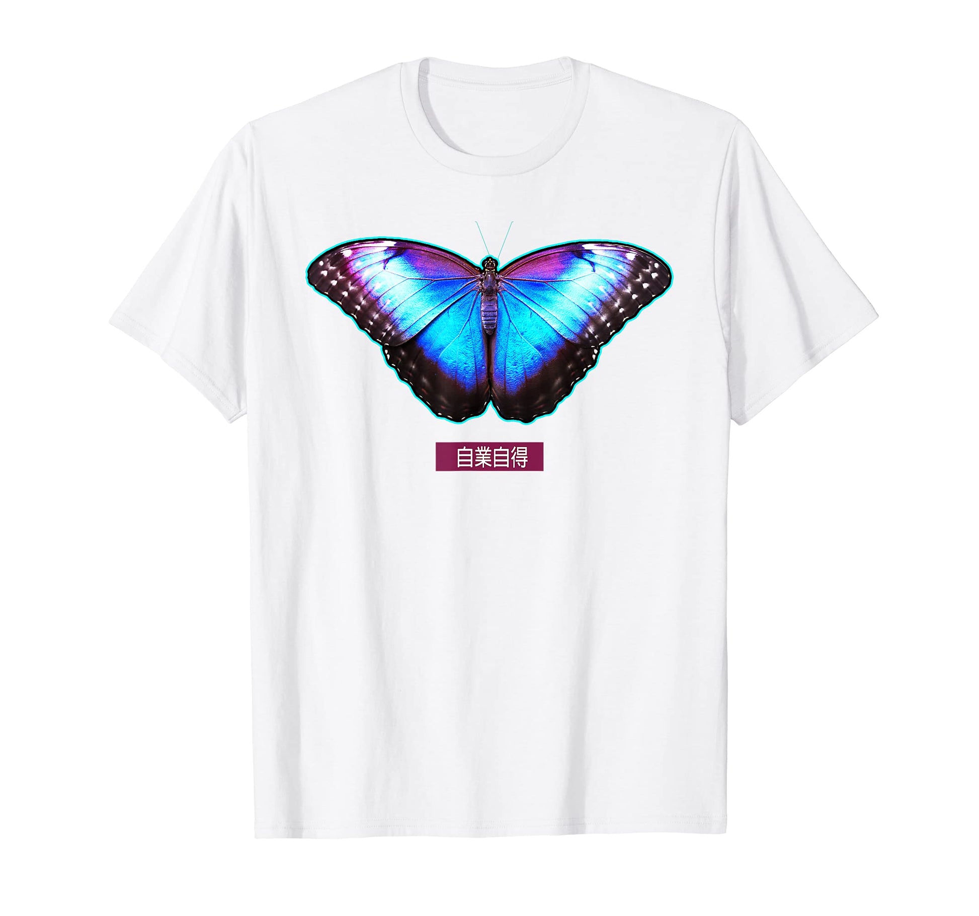 Butterfly Japanese Streetwear 80S 90S T-Shirt - Aesthetic Graphic Unisex - T-Shirt, Sweatshirt, Hoodie