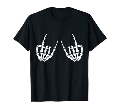 Grunge Alternative Rock Skeleton T-Shirt - Custom Art Print for Adults - T-Shirt, Sweatshirt, Hoodie