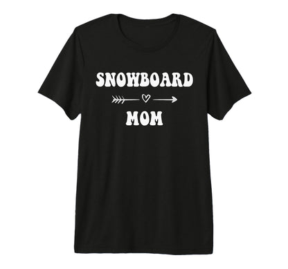 Snowboard Mom Snowboarder Stylish T-Shirt - Graphic Print for Adults - T-Shirt, Sweatshirt, Hoodie