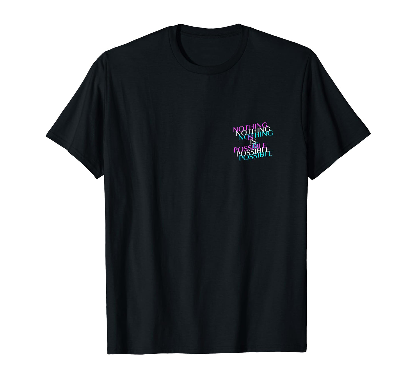 Sad Nothing Is Possible Vaporwave T-Shirt - Trendy Graphic Men Women - T-Shirt, Sweatshirt, Hoodie