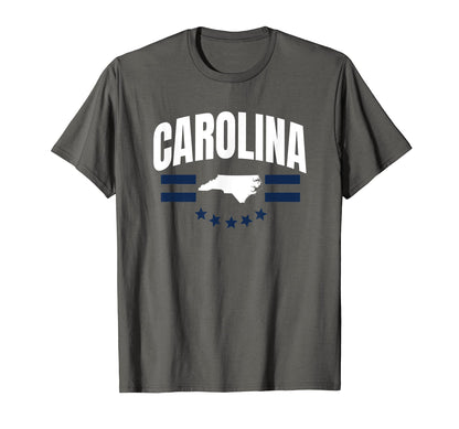 Carolina Blue Light Blue Stripe Carolina T-Shirt - Streetwear Style Unisex - T-Shirt, Sweatshirt, Hoodie