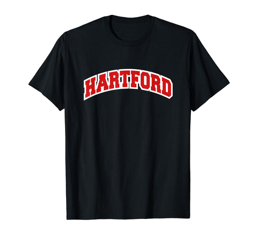 Hartford Connecticut Varsity T-Shirt - Minimalist Print Unisex - T-Shirt, Sweatshirt, Hoodie