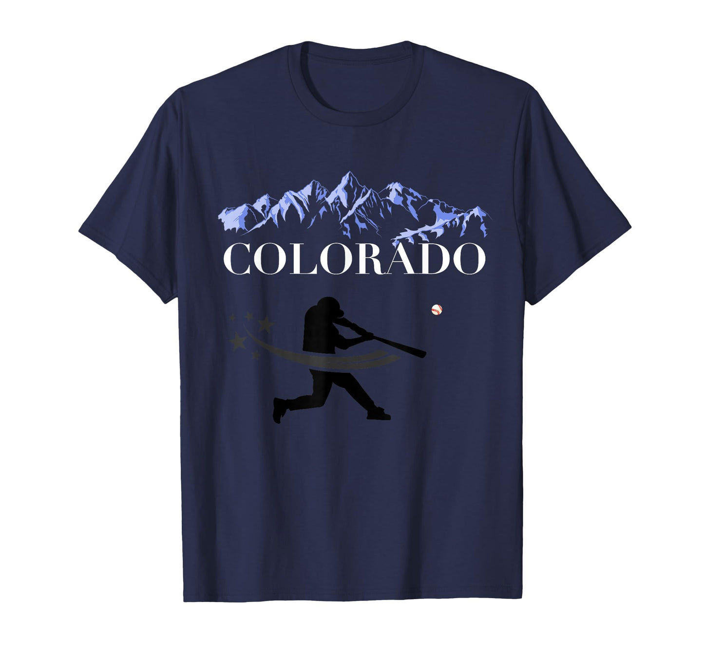 Colorado Rocky Mountain Baseball Player T-Shirt - Streetwear Style Unisex - T-Shirt, Sweatshirt, Hoodie