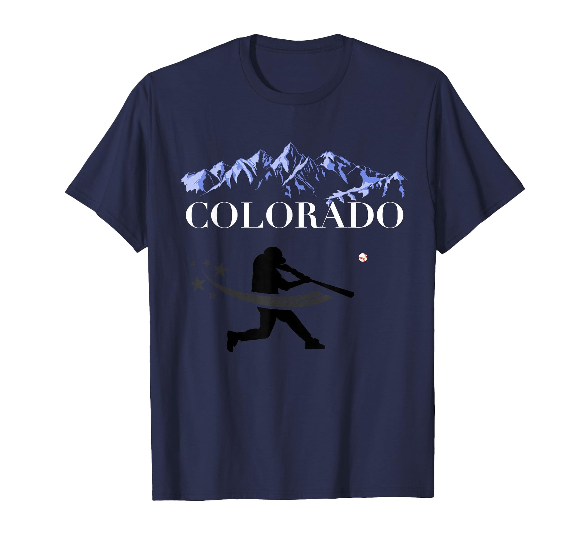 Colorado Rocky Mountain Baseball Player T-Shirt - Streetwear Style Unisex - T-Shirt, Sweatshirt, Hoodie