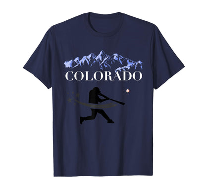 Colorado Rocky Mountain Baseball Player T-Shirt - Streetwear Style Unisex - T-Shirt, Sweatshirt, Hoodie