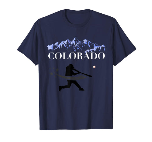 Colorado Rocky Mountain Baseball Player T-Shirt - Streetwear Style Unisex - T-Shirt, Sweatshirt, Hoodie