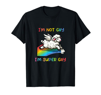 Lgbtq Unicorn Super Gay Pride Lgbt T-Shirt - Fun Novelty Design Unisex - T-Shirt, Sweatshirt, Hoodie