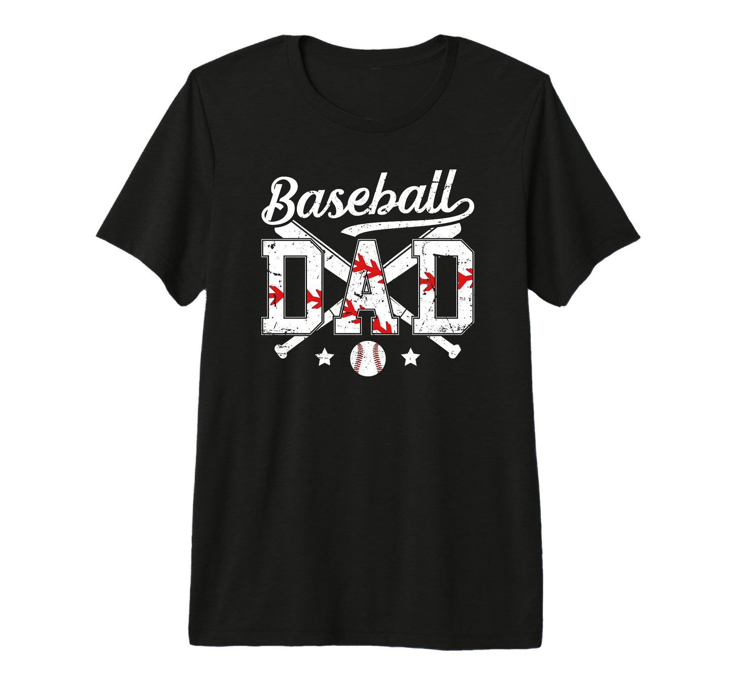 Mens Baseball Dad Baseball Player Dad T-Shirt - Aesthetic Graphic Unisex - T-Shirt, Sweatshirt, Hoodie