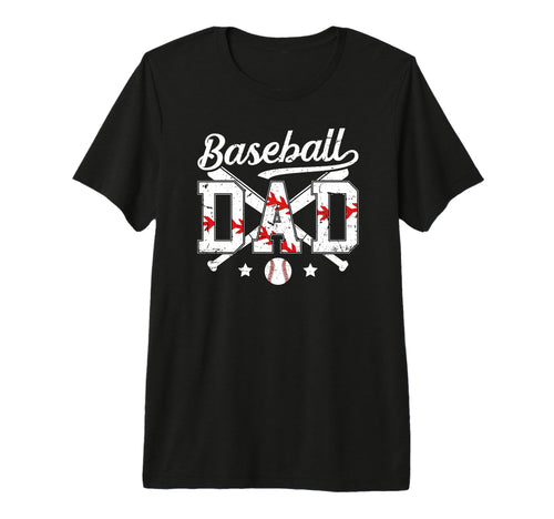 Mens Baseball Dad Baseball Player Dad T-Shirt - Aesthetic Graphic Unisex - T-Shirt, Sweatshirt, Hoodie