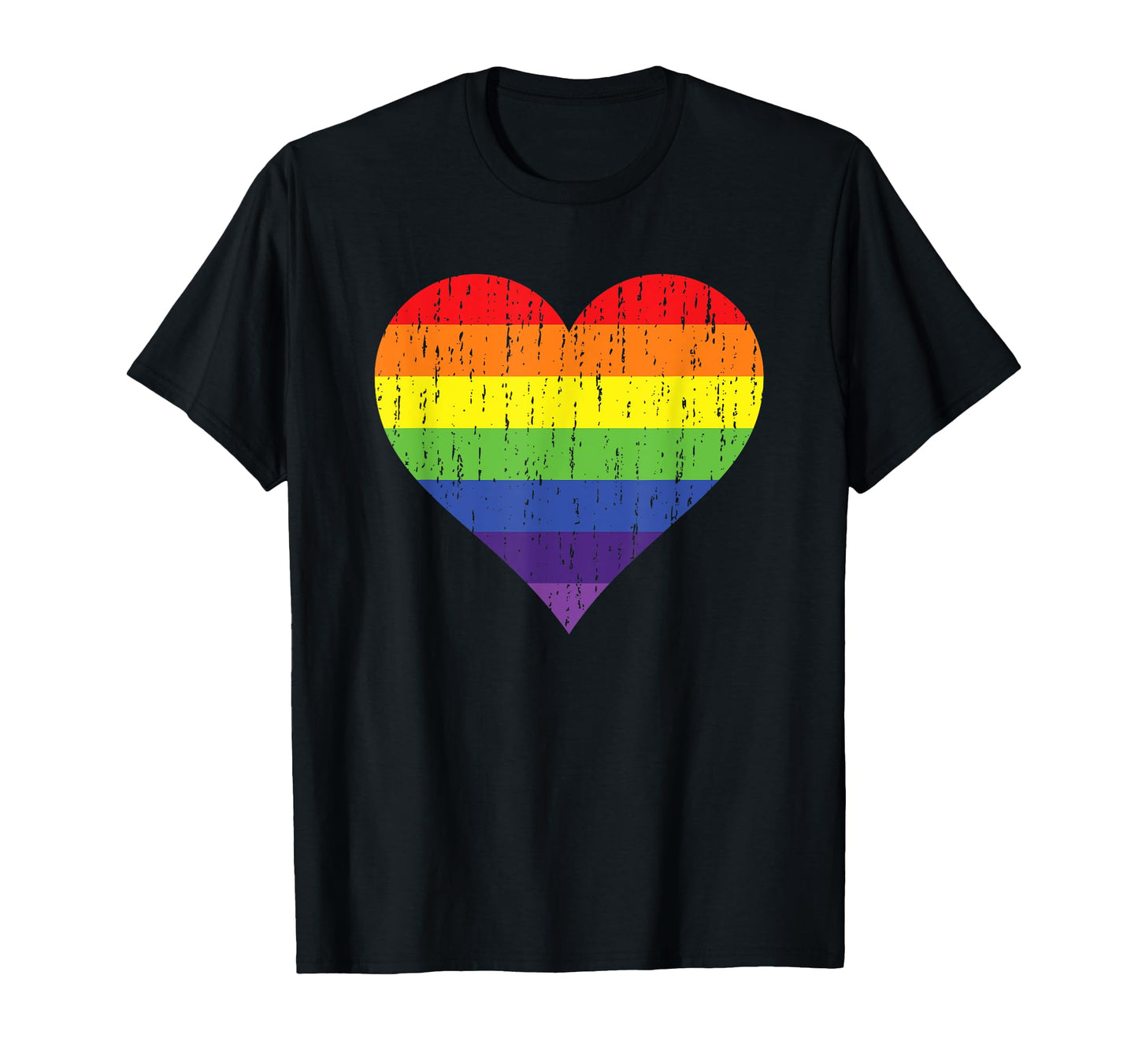 Heart Rainbow Gift T-Shirt - Unique Graphic for Adults - T-Shirt, Sweatshirt, Hoodie