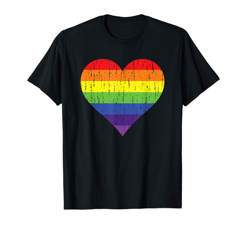 Heart Rainbow Gift T-Shirt - Unique Graphic for Adults - T-Shirt, Sweatshirt, Hoodie