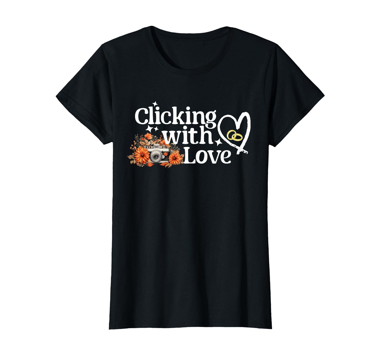 Womens Wedding Camera Photography T-Shirt - Novelty Apparel Unisex - T-Shirt, Sweatshirt, Hoodie
