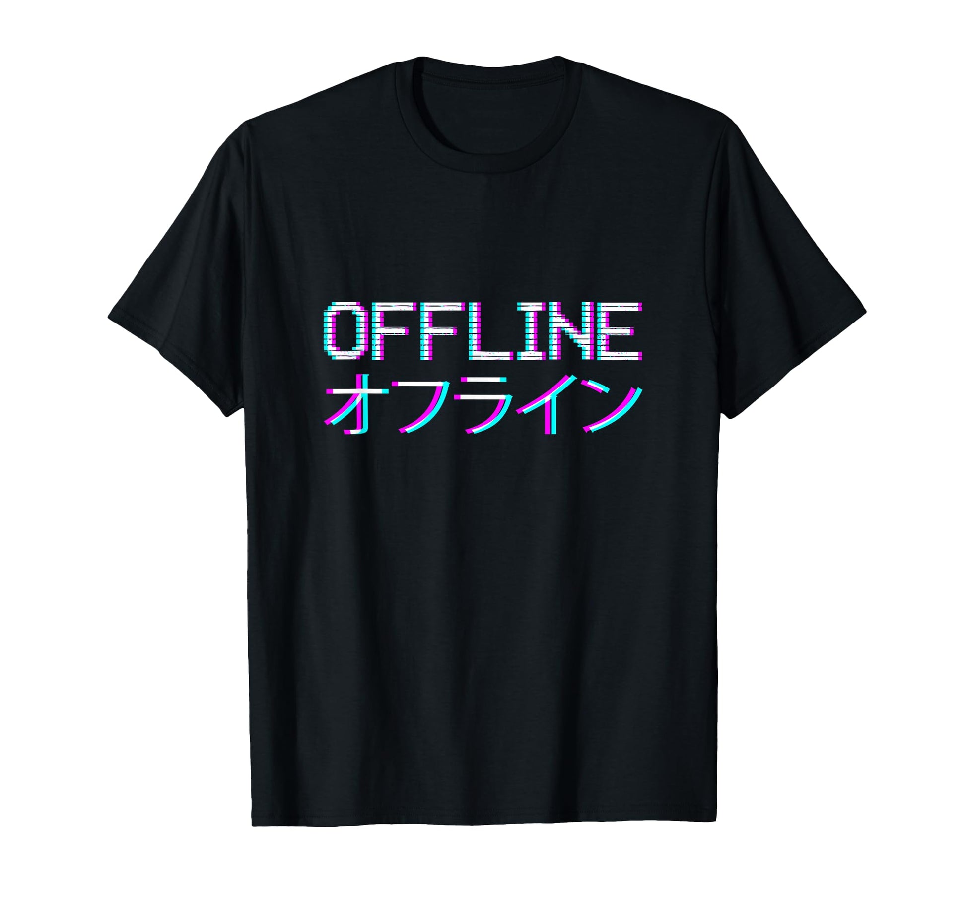 Offline Japanese Vaporwave Aesthetic T-Shirt - Streetwear Style Men Women - T-Shirt, Sweatshirt, Hoodie