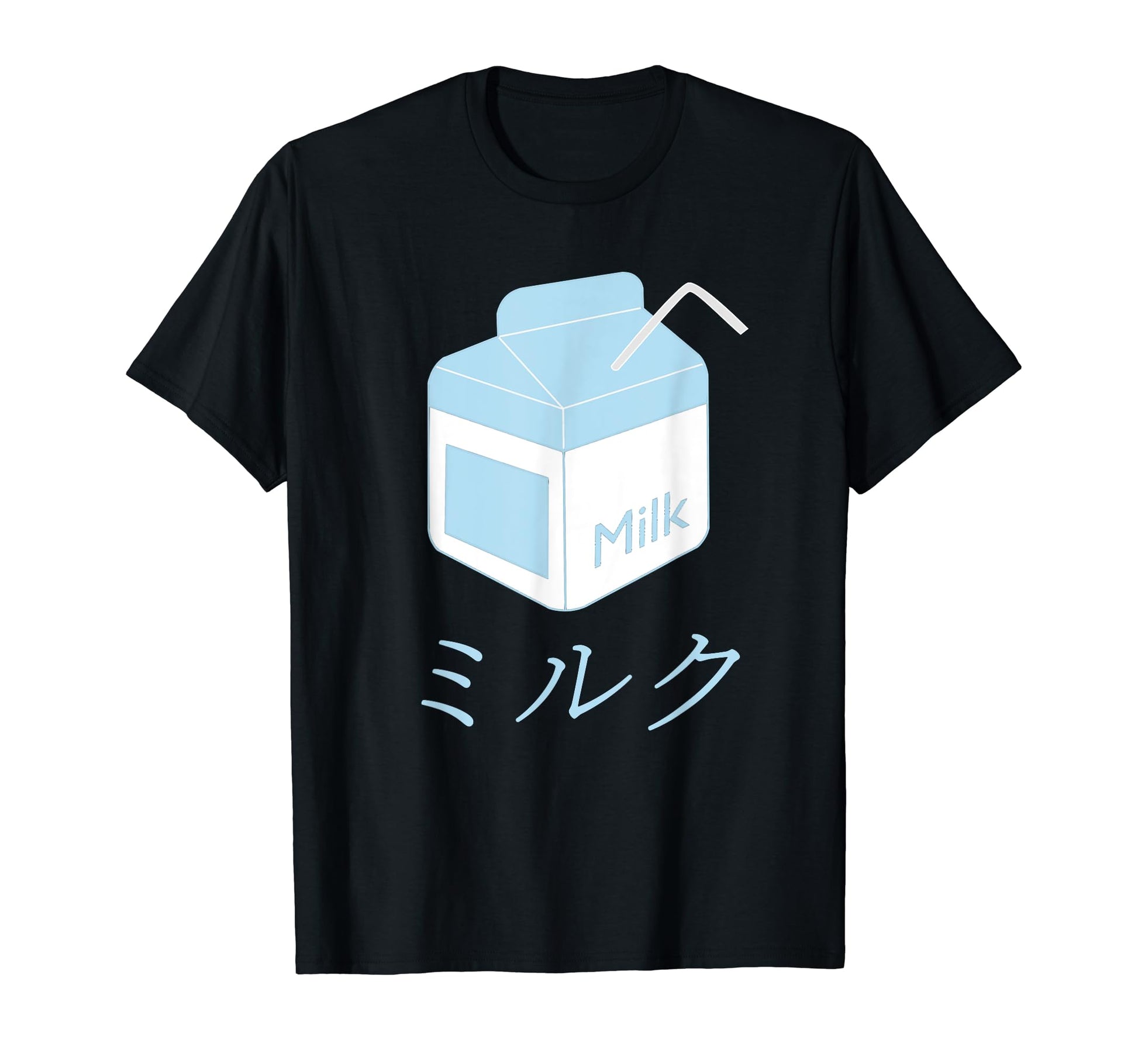 Aesthetic Milk Vaporwave Milk T-Shirt - Fun Novelty Design for Adults - T-Shirt, Sweatshirt, Hoodie