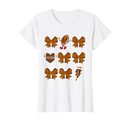 Cheerleader American Football Coquette T-Shirt - Trendy Graphic Men Women - T-Shirt, Sweatshirt, Hoodie