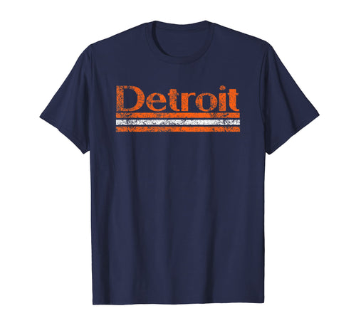 Detroit Michigan Weathered T-Shirt - Casual Everyday Wear for Adults - T-Shirt, Sweatshirt, Hoodie