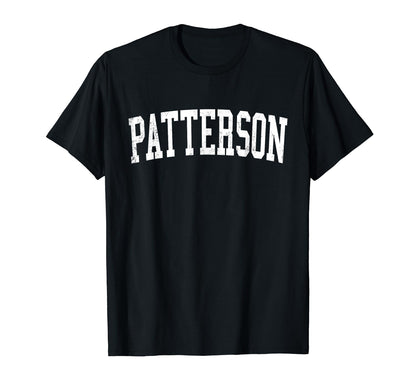Patterson Ca Distressed White T-Shirt - Fun Novelty Design Men Women - T-Shirt, Sweatshirt, Hoodie