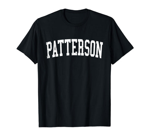 Patterson Ca Distressed White T-Shirt - Fun Novelty Design Men Women - T-Shirt, Sweatshirt, Hoodie